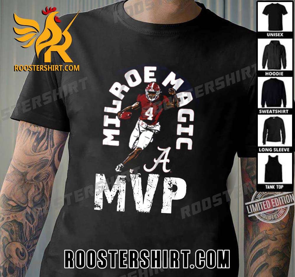 2023 SEC Championship Game MVP Jalen Milroe Unisex T-Shirt