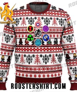 Avengers Weapons Marvel Pixel Ugly Sweater