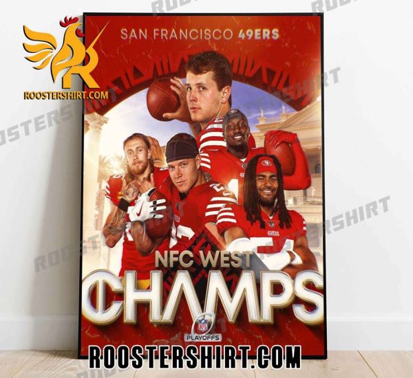 Back To Back Division Titles For The San Francisco 49ers Poster Canvas
