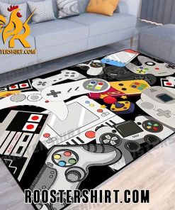 Best Selling Game Handle Controller Gaming Rug Home Decor For Game Room