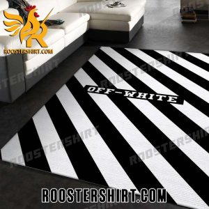 Best Selling Off-White Fashion Brand Logo Rug Home Decor