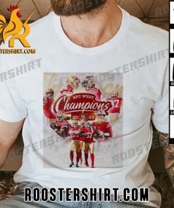 Best in the West San Francisco 49ers NFC West Champions 2023 T-Shirt
