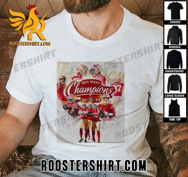 Best in the West San Francisco 49ers NFC West Champions 2023 T-Shirt