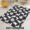 Boo Ghosts Pattern Rug Living Room