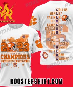 Buy Now Clemson Tigers Football Gator Bowl Champions 2023 T Shirt With Name Players
