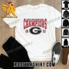 Buy Now Georgia Bulldogs 2023 Capital One Orange Bowl Champions Logo Classic T-Shirt