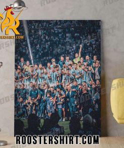 CONGRATS ARGENTINA ARE THE WORLD CHAMPIONS 2023 POSTER CANVAS