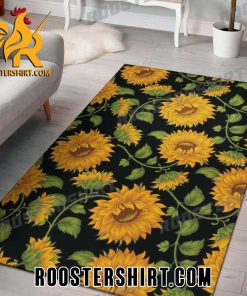 Cheap Sunflower Area Rug For Living Room