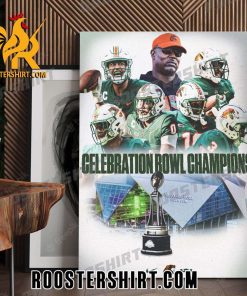 Cogratulations Florida A&M Rattlers Football Champions 2023 Celebration Rowl Championship Poster Canvas