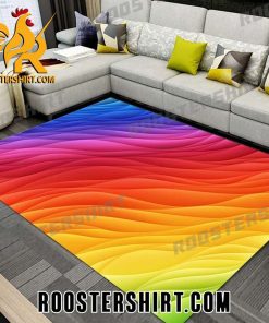 Colorful Rainbow Rug Home Decor With Modern Style