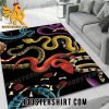 Colorful Snake Rug Living Room