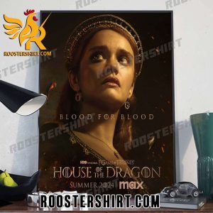 Coming Soon Blood For Blood House of the Dragon Movie Poster Canvas
