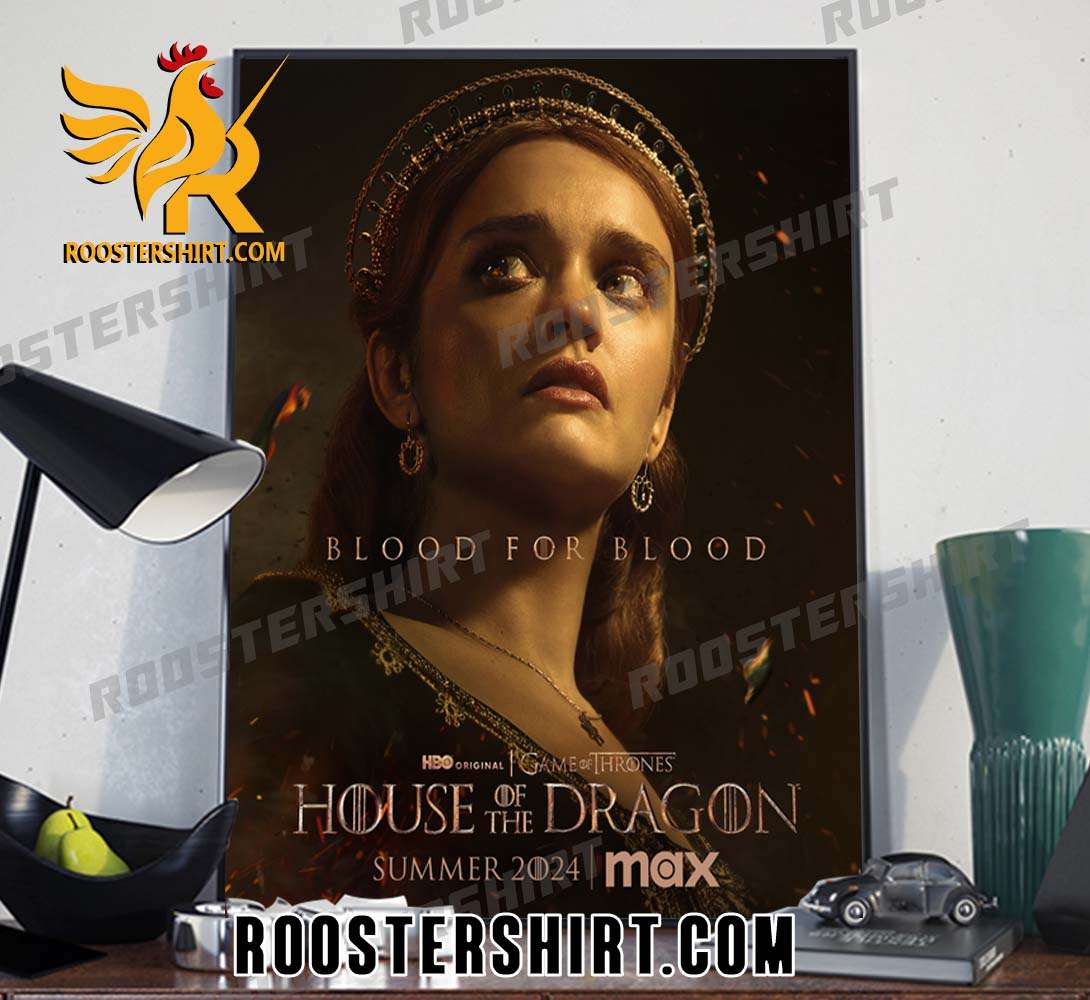 Coming Soon Blood For Blood House of the Dragon Movie Poster Canvas