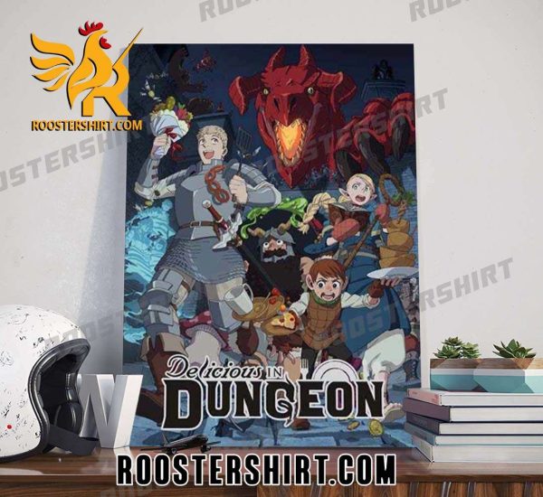 Coming Soon Delicious In Dungeon Anime Poster Canvas