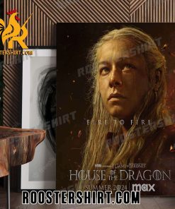 Coming Soon Fire To Fire House of the Dragon Movie Poster Canvas