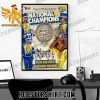 Congrats Blue and Gold Marching Machine 2023 Band Of The Year Division 1 Champions Poster Canvas