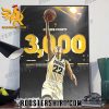 Congrats Caitlin Clark 3000 Career Points NBA Poster Canvas