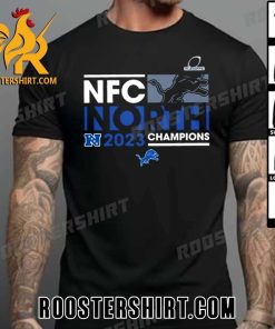 Congrats Detroit Lions 2023 NFC North Division Champions Unisex T-Shirt Gift For True Fans