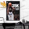 Congrats James Harden 25k All Time Career Points Poster Canvas