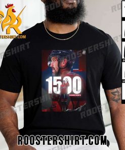 Congratulations Alex Ovechkin1500th career point with becoming16th player in NHL history T-Shirt