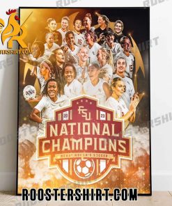 Congratulations FSU Soccer Champions 2023 National Championship NCAA Womens Soccer Poster Canvas