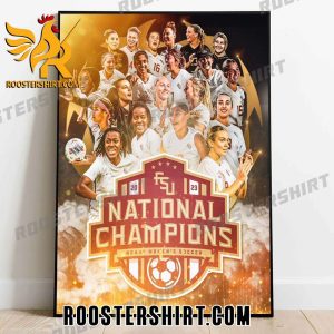 Congratulations FSU Soccer Champions 2023 National Championship NCAA Womens Soccer Poster Canvas