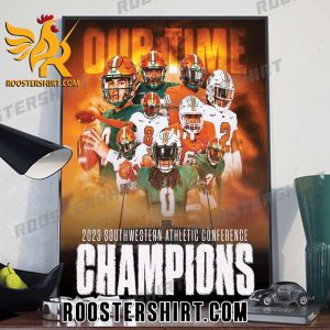 Congratulations Florida A&M Rattlers Champs 2023 Southwestern Athletic Conference Poster Canvas