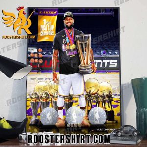 Congratulations LeBron James 1St NBA Cup Champions 2023 Poster Canvas Art Style