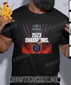Congratulations Northwestern Wildcats Champions 2023 Las Vegas Bowl Logo New T-Shirt