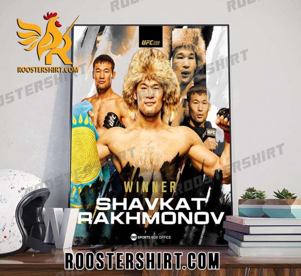 Congratulations Shavkat Rakhmonov Champions 2023 Defeated Stephen Thompson Poster Canvas