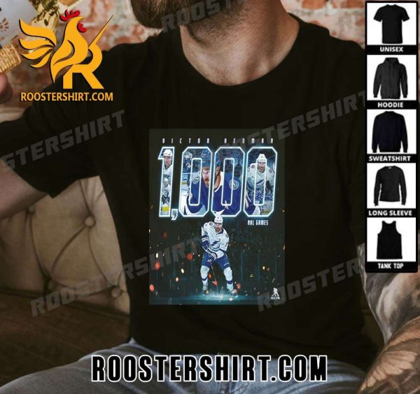 Congratulations to Victor Hedman on NHL game No. 1,000 tonight T-Shirt