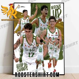 DLSU Green Archers Wins UAAP 86 Men’s Basketball Champions Poster Canvas