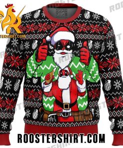 Deadpool Cosplay Santa Claus Marvel Ugly Christmas Sweater