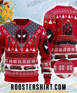 Deadpool Super Hero Marvel Ugly Sweater For Children and adults