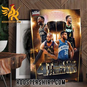 Four Teams Remain NBA In-Season Tournament Semifinals in Las Vegas Poster Canvas
