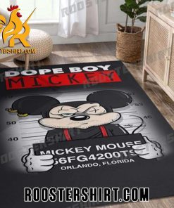 Funny Dope Boy Mickey Mouse Rug Home Decor Gift For Disney Fans