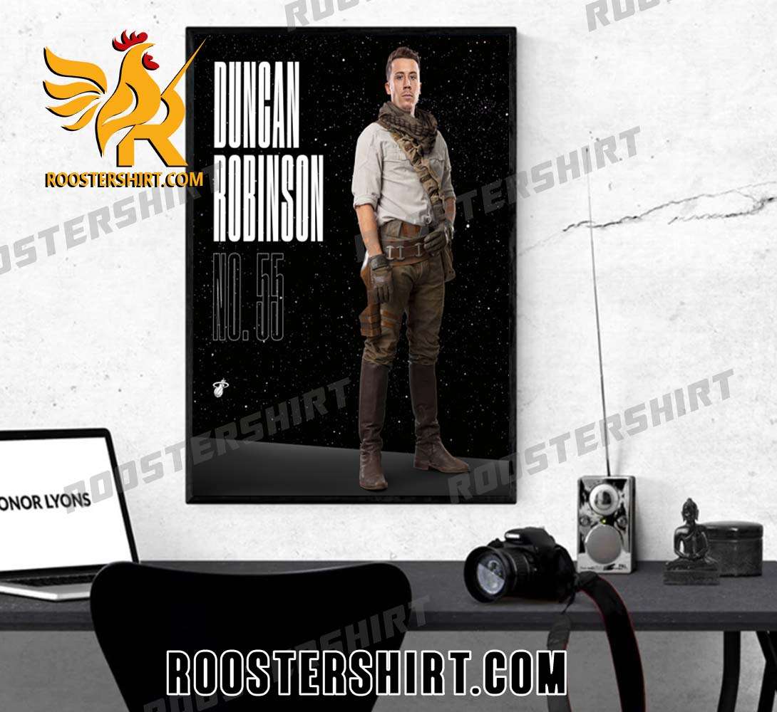 Funny Duncan Robinson No55 Star Wars Style Poster Canvas