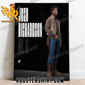 Funny Josh Richardson No 0 Star Wars Style Poster Canvas