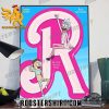 Funny Rick And Morty In Barbie Movie Poster Canvas
