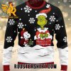 Happy Christmas Snoopy And Grinch Ugly Christmas Sweater