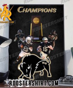 Harding Bisons Champs 2023 National Championship Poster Canvas