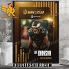 Lane Johnson Eagles Nominee Walter Payton Man Of the Year Poster Canvas
