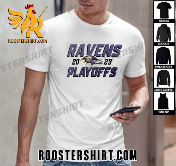 Limited Edition Baltimore Ravens 2023 NFL Playoffs Iconic Unisex T-Shirt