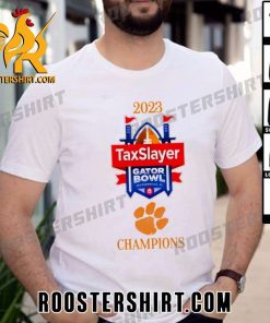 Limited Edition Clemson Tigers 2023 TaxSlayer Gator Bowl Champions Classic T-Shirt