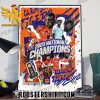 Limited Edition Clemson Tigers Soccer Champions 2023 National Championship Poster Canvas