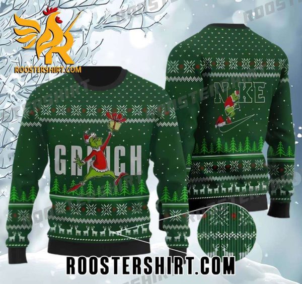 Limited Edition Grinch Jordan Style Nike Ugly Sweater
