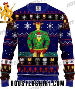 Limited Edition Iron Man Marvel Comics Deer Xmas Funny Ugly Christmas Sweater