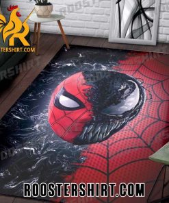 Limited Edition Spiderman x Venom Spiderweb Background Rug For Living Room