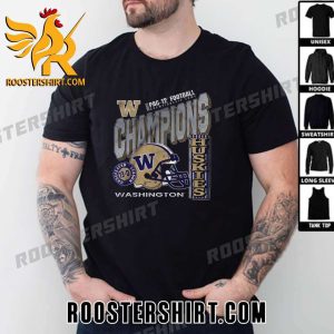 Limited Edition Washington Huskies 2023 Pac-12 Champions T-Shirt Gift For Washington Lover