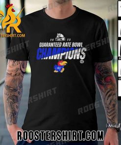 Limited Edition kansas Jayhawks 2023 Guaranteed Rate Bowl Champions Unisex T-Shirt